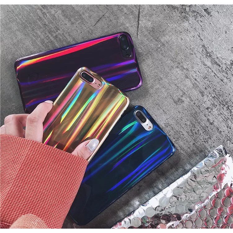 Premium Hologram colorful case iphone 6 / 6s / 6 plus / 6s plus / 7 / 8 /  7 plus / 8 plus / x