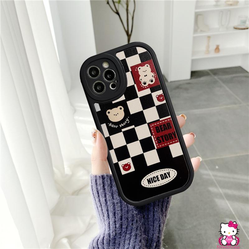 Soft Case TPU Kartun Beruang Cover Samsung A23 A33 A03s A02s A03 A13 A32 A53 A50 A50s A12 A30s A21s M23 A22 M22 A73 5G A51 A50s A11 A52 A5S A32S A11