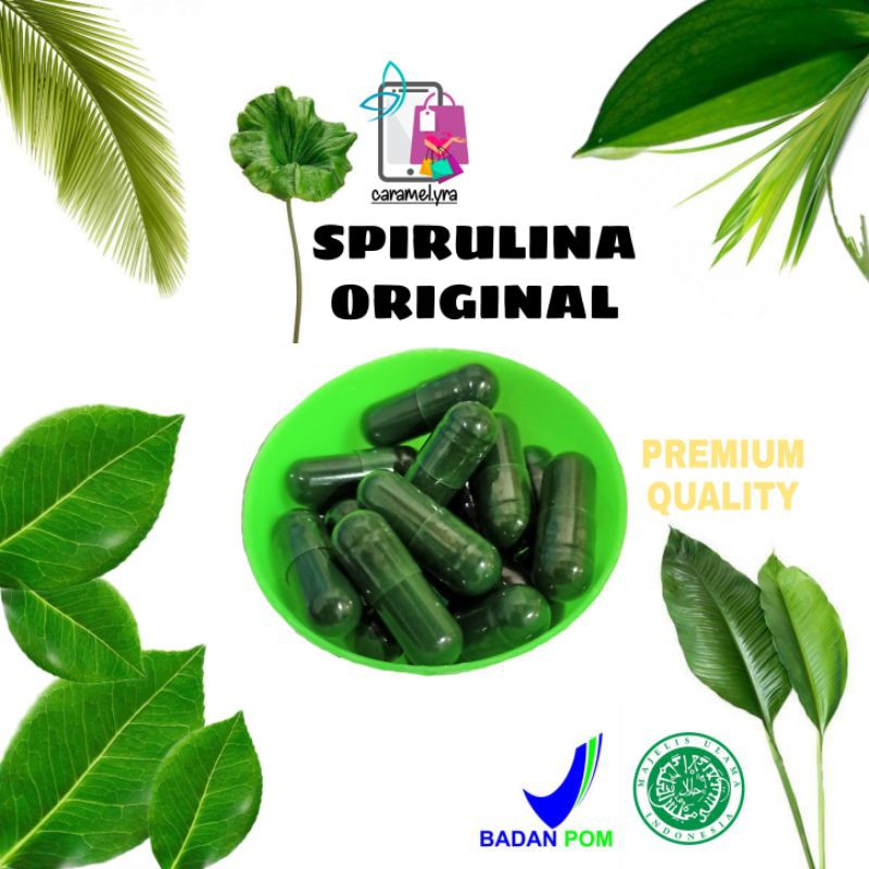 [NEW] SPIRULINA ORIGINAL | MASKER SPIRULINA | Halal | BPOM