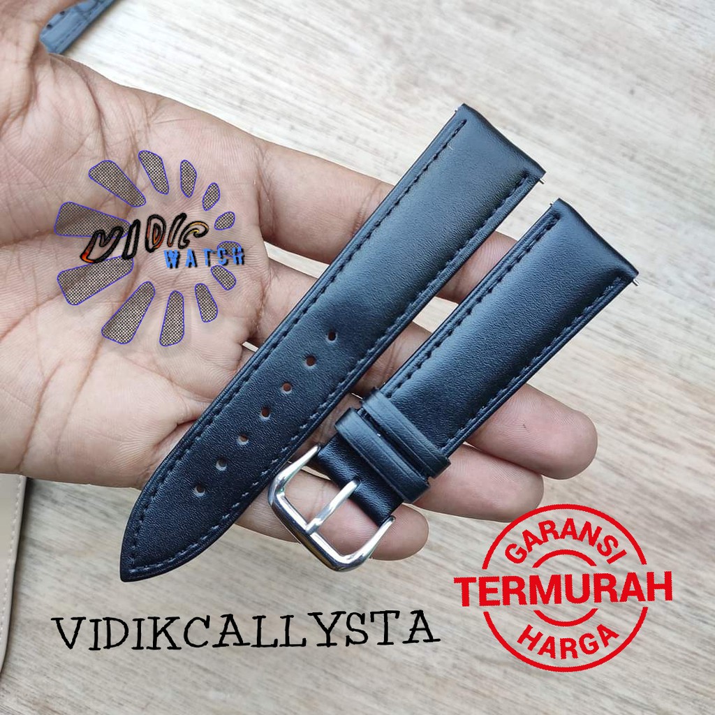 Tali jam kulit Leather Strap Lugs 22mm 20MM Quick Release Smart watch 20 22 MM