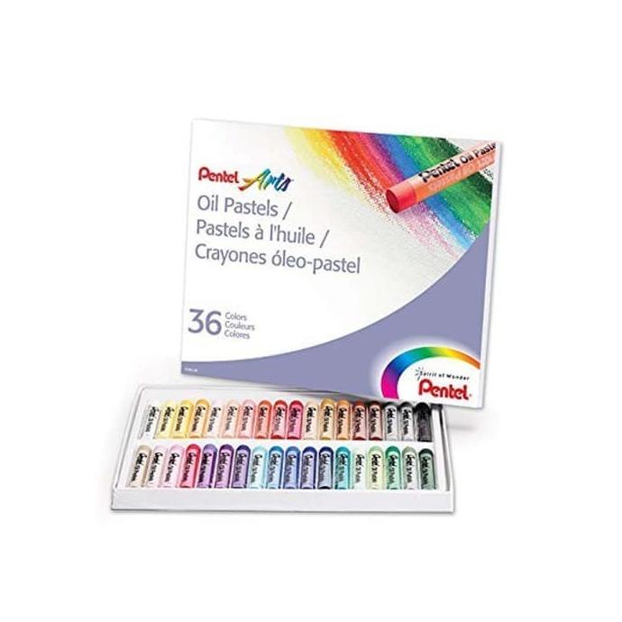 

TERBARUU!! Crayon oil pastel Pentel Arts 36 warna TERLARIS