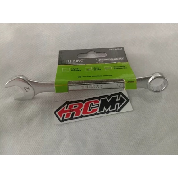 COMBINATION WRENCH 10MM 12MM KUNCI RING PAS 10 MM 12MM ORI ORIGINAL TEKIRO ASLI