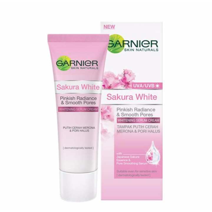 Garnier Sakura White Day Cream (UVA/UVB) Pinkish Radiance & Smooth Pores - 40 ml