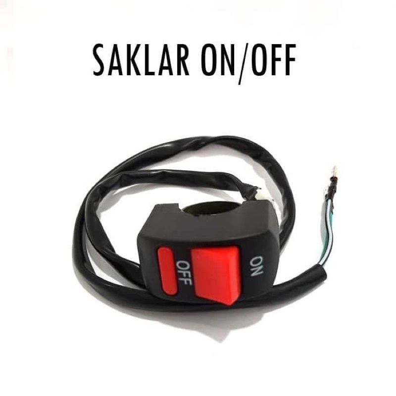 Saklar Lampu Utama Sein sen Klakson Universal Sakar Breket Stang Switch On Off Tambahan Motor