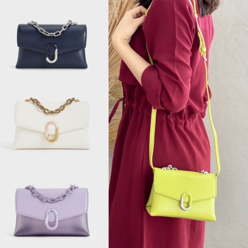 TAS CK | CNK CHAIN STRAP ENVELOPE CROSS BODY BAG