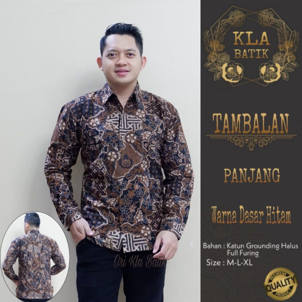 TAMBALAN KLA KEMEJA BATIK PRIA SOLO LENGAN PANJANG LAPIS FURING ATASAN PREMIUM MODERN RANTING ABANG KOPI ABU LUDIRO IJO NAGA SASRO KAWUNG SOGAN GARDHA TUNGGAL ADJISAKA ATMAJA PITIK JAGO PRASTOWO SOKLAT KERTHAJAYA GIYANDRA GIYANDRA NAVY JAMBUL UNGU ANGSA