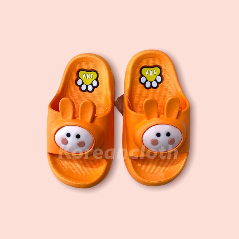 BALANCE 919-1 SANDAL ANAK MOTIF KELINCI SANDAL IMPORT ANAK SANDAL ANAK UMUR 1 2 3 4 TAHUN SANDAL ANAK IMPORT JELLY KENYAL BUNNY GOONE KOKOP KELINCI