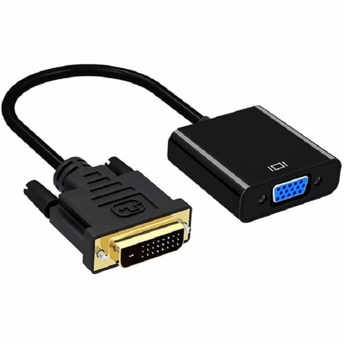 Kabel Converter Active Adapter Dvi D 24 plus 1 Male To Vga Female