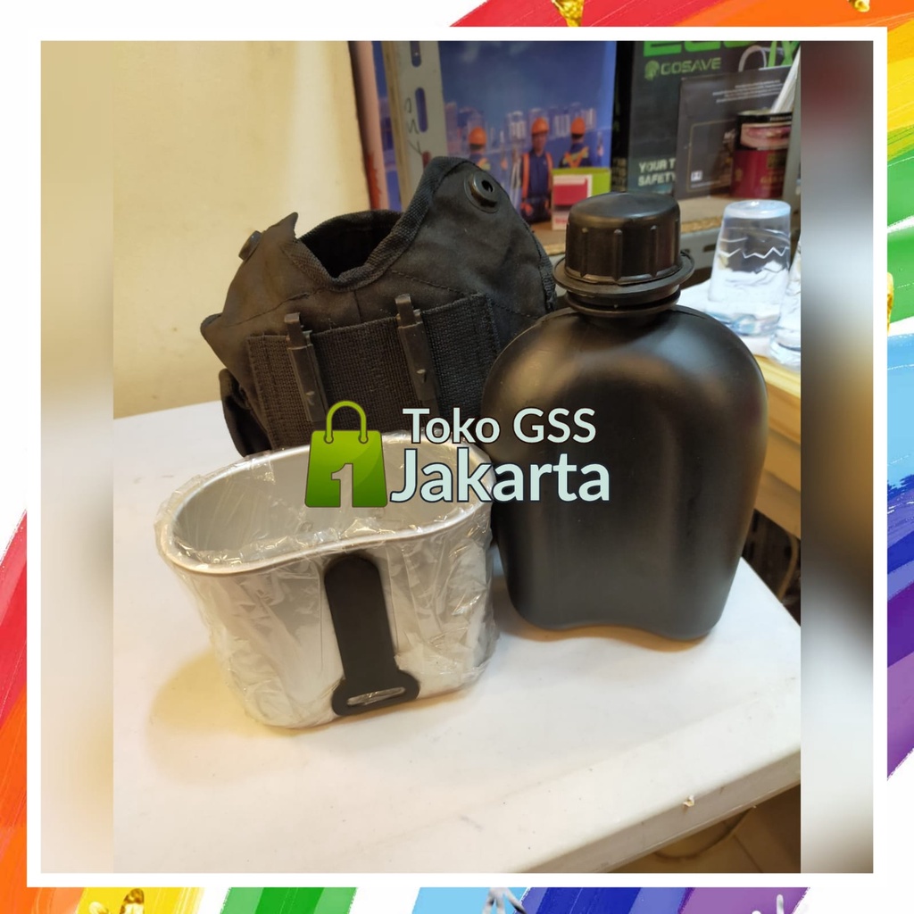 BOTOL MINUM VELPES TNI & NESTING Outdoor Velpes Plus Nesting Army