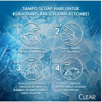 CLEAR  ICE COOL MENTHOL SHAMPOO 70 ML,160ML