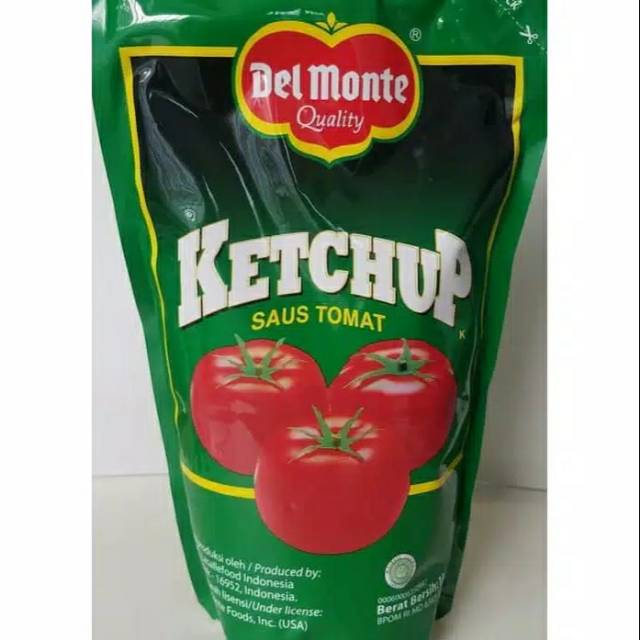 

Del Monte Saus Tomat Delmonte Pouch 1kg Kemasan Refill - Del Monte Ketchup