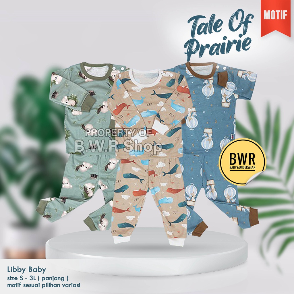 [ S - 2L ] Setelan Libby PANJANG NEW Terbaru / Pakaian Anak Unisex Terbaru Island Explorer Lengan Celana Panjang | Bwr