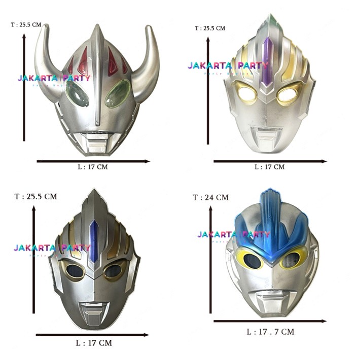 Topeng Ultraman / Topeng Anak / Topeng Ultramen / Topeng Pesta