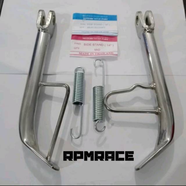 Standar samping Chrome Matic Honda Yamaha Beat Vario Scoopy Mio Ring 14