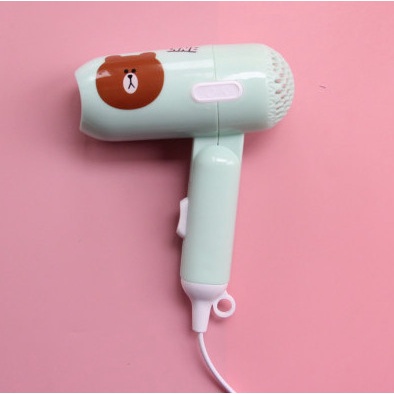 Travel Hair Dryer / Pengering Rambut Lipat / motif Unik / nail dryer