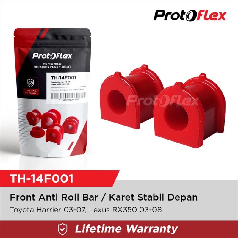 Protoflex Bushing Karet Stabil Stabil Depan Harrier 03-07 RX350 03-08
