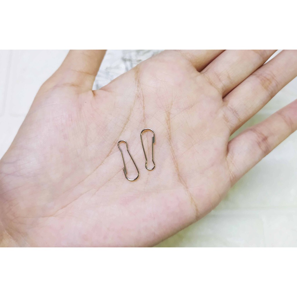 ( 50 pcs) Pengait Cantolan Hook Simple - Cantolan Masker - Cantolan Bahan DIY