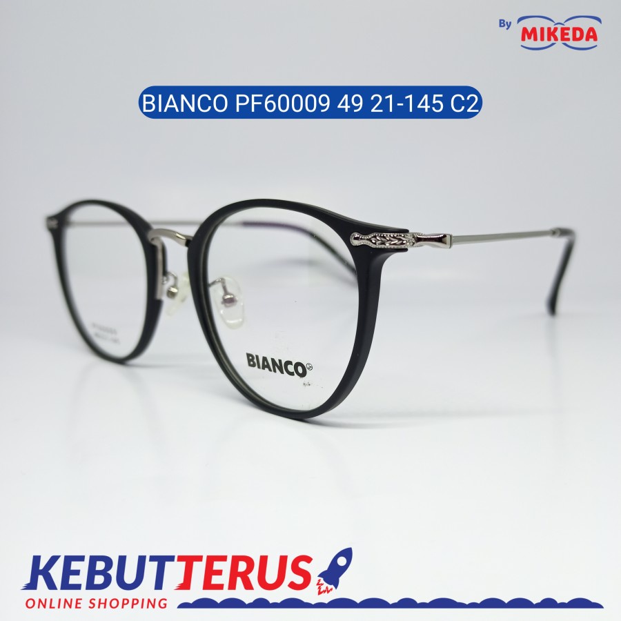 Mikeda-FRAME KACAMATA BIANCOPF60009 49 21-145 C2+LENSA(MINUS/CYLINDER)