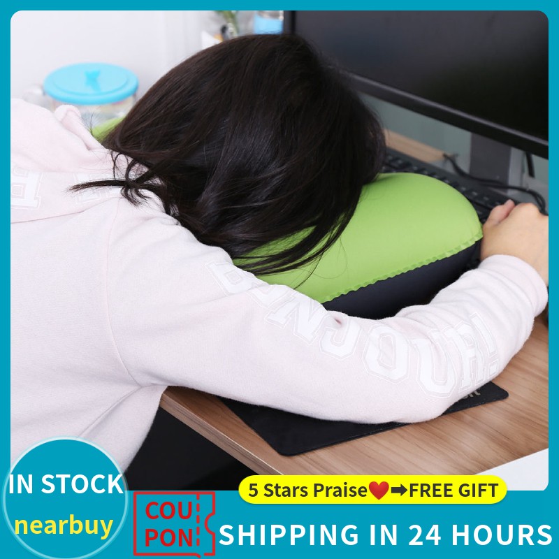 self inflating neck pillow
