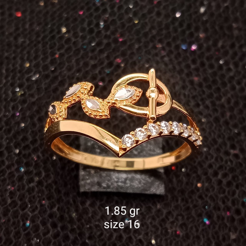 Cincin Emas 17K - 1.85 gr Kadar 750 - 360