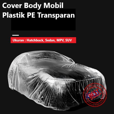 Cover MOBIL Bening Transparan Sarung Anti Debu Waterproof