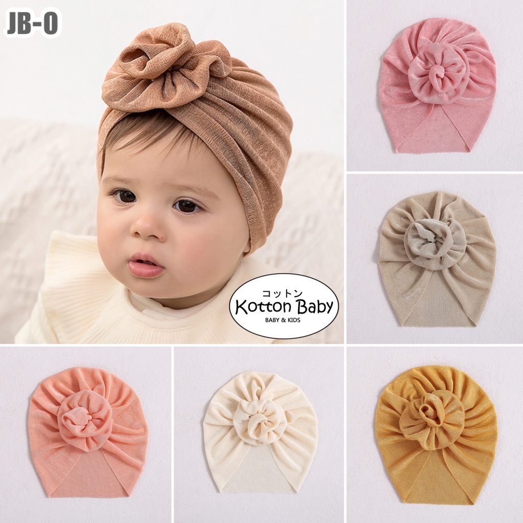 Turban Pompom Anak Bandana bayi headband jumbo premium import pita anak perempuan catalog jbay JB O