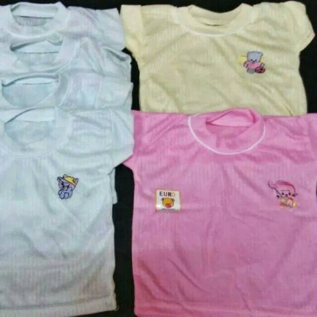 Baju Bayi Kaos Oblong Polos / Atasan Baby New Born Baju Kaos Bayi