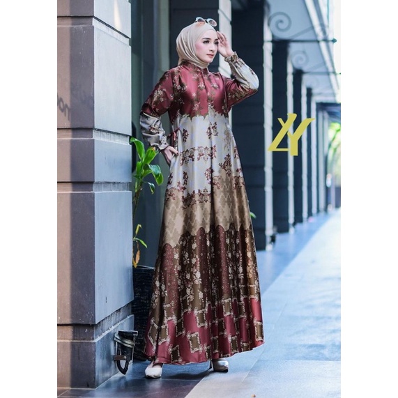 [COD] Gamis Dior Silk Maxmara / Gamis Dewasa / Gamis kekinian / Gamis Muslimah / Gamis Busui Premium
