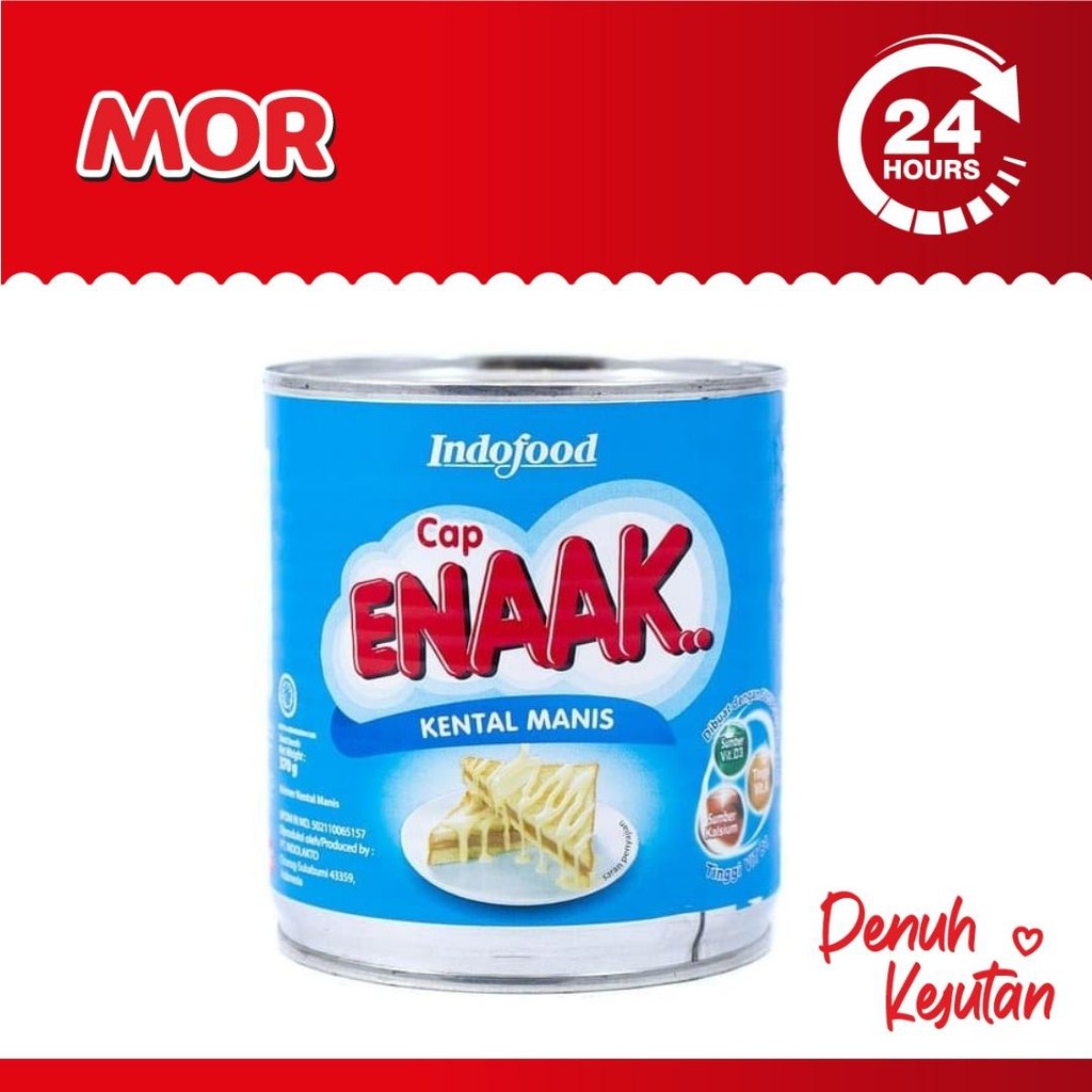 

INDOFOOD Cap Enaak SKM Putih Kental Manis 370 gr