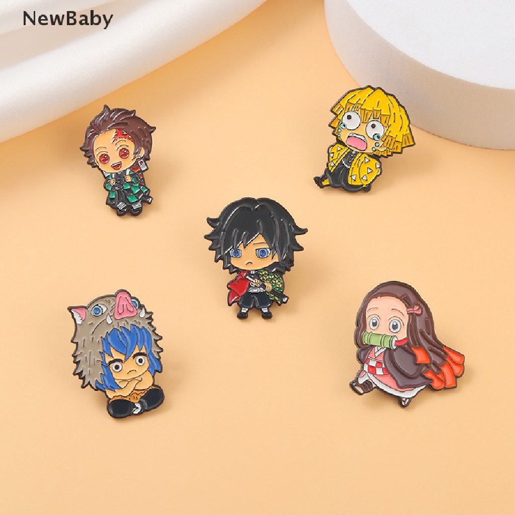 Bros Pin Enamel Bentuk Kartun Anime Untuk Aksesoris Fashion