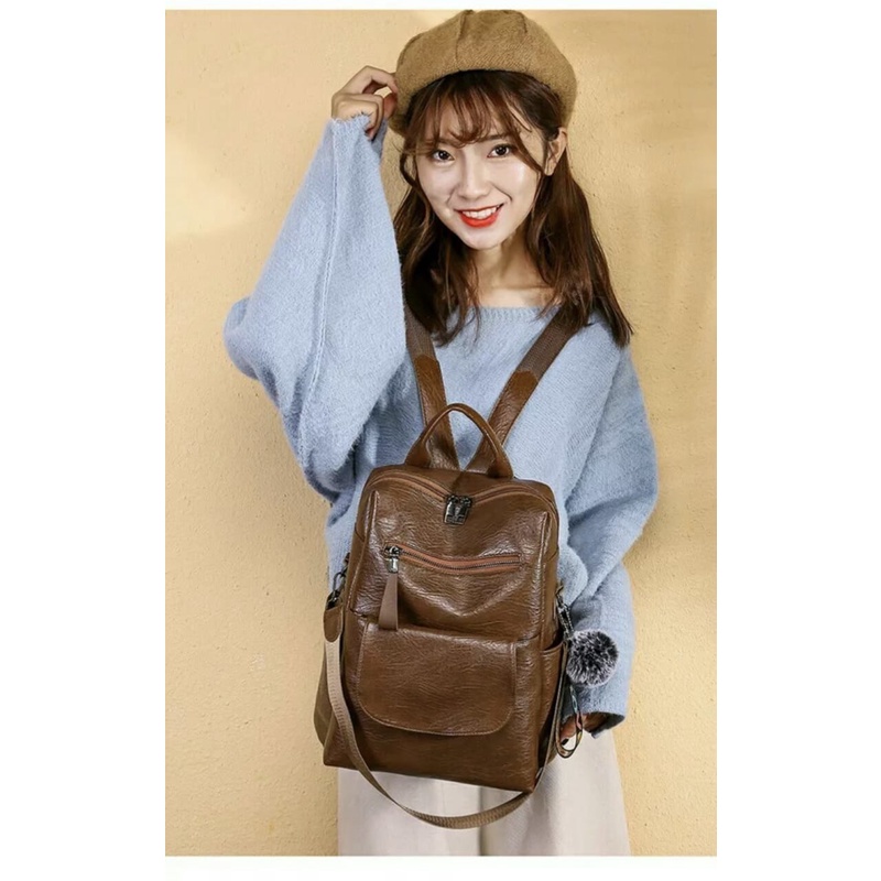 ST99_ Tas Ransel Backpack Terbaru - Tas Ransel Wanita Korean Style - Tas Ransel Multifungsi