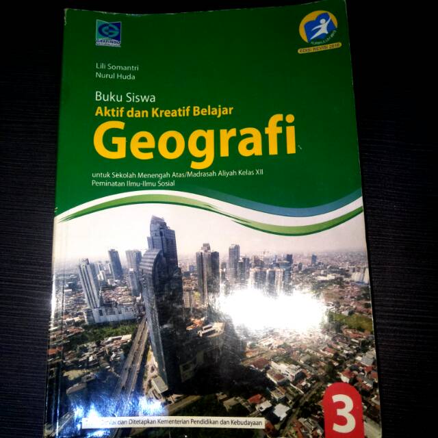 [PRELOVED/BEKAS] Buku Geografi Kelas XII Grafindo Media Pratama (edisi revisi 2016)