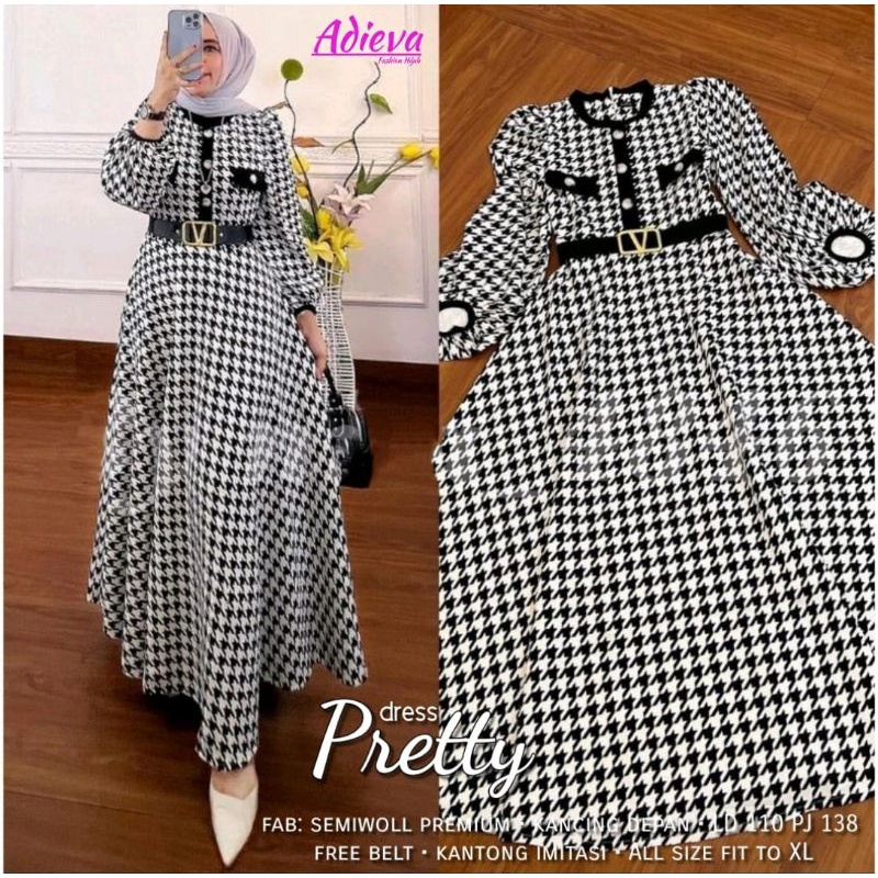 Gamis/Dress All Motif Alila Stacy Livy/Livina Almera Pretty Helina Flavio Erella Fiolin Gressy Miloa Jelio Amaris Sabrina Vidya Areola Talia Machio Zolla Geisya Gladis Eldora Morea Angeli Celine Adieva Matt Rayon Viscose-Pretty.