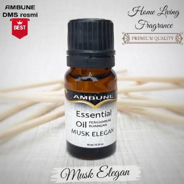 Musk elegan Essensial oil 10 ml - 2 pcs ambune