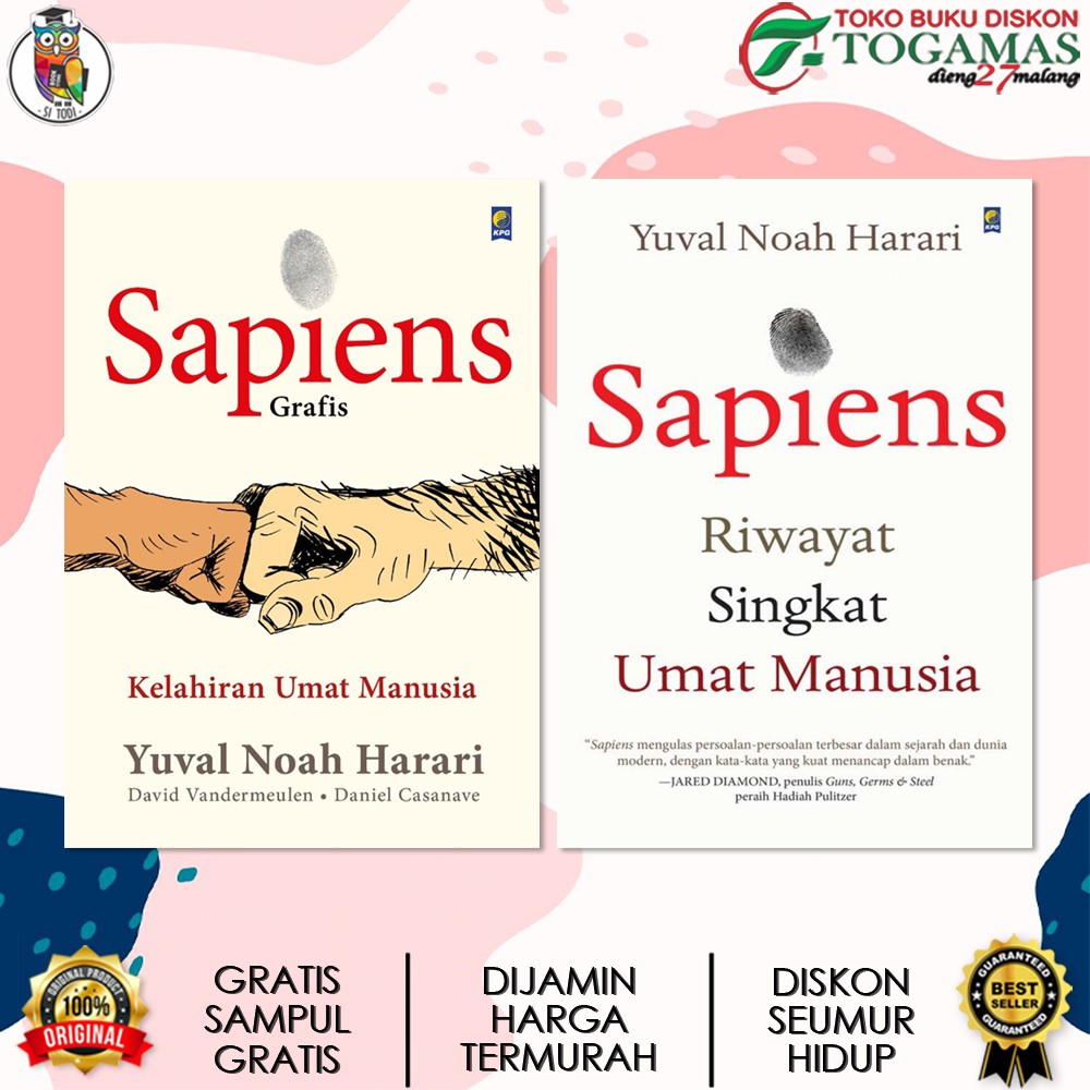 SAPIENS : GRAFIS : RIWAYAT SINGKAT UMAT MANUSIA & KELAHIRAN UMAT MANUSIA / YUVAL NOAH HARARI-3
