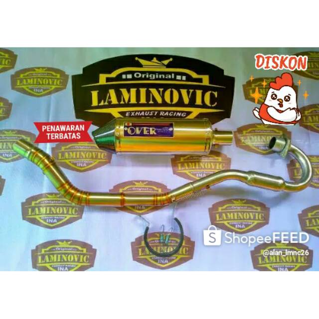 Knalpot Over , Crf150l, Klx150 Dtracker, viar150