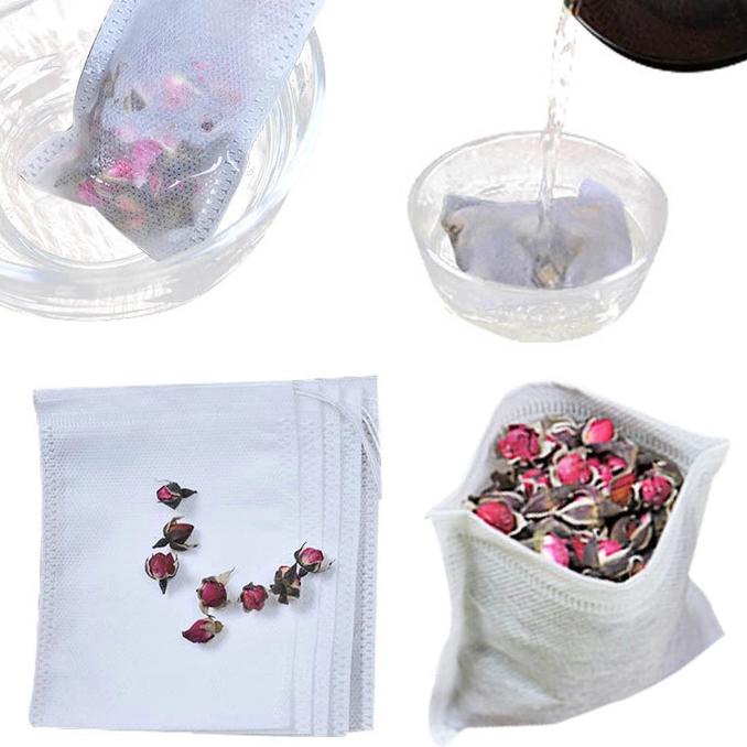 

[[BISA COD]] Kantong teh celup penyaring teh paper tea bag (S) TERUJI Kode 825