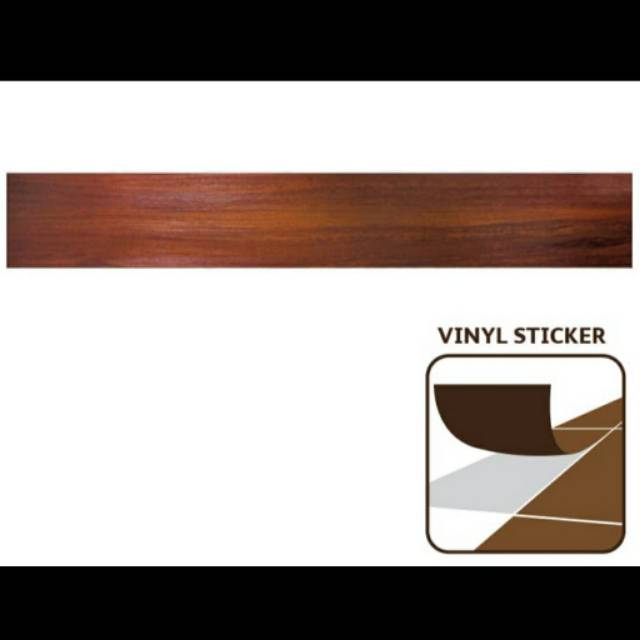 TIDY VINYL DARK-RED TEAK/Box =3.75M Persegi