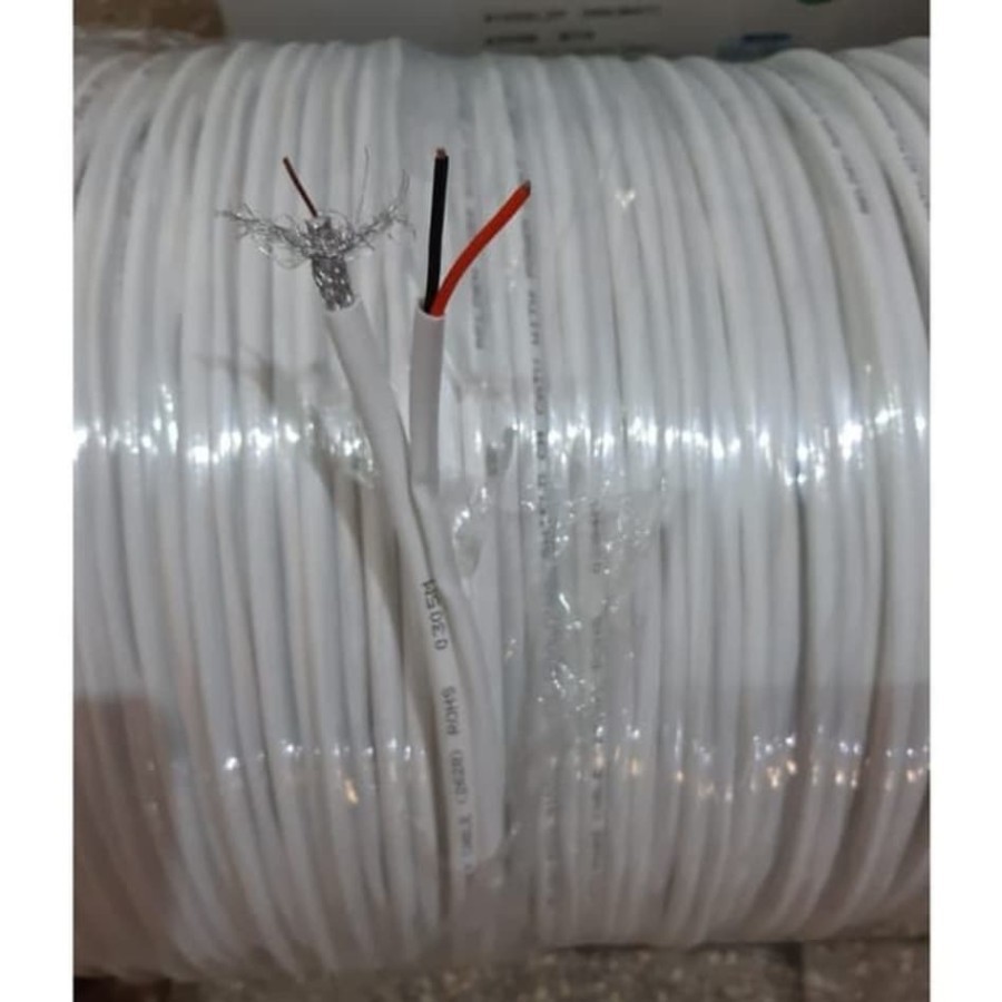 Indoor Belden RG59+Power Kabel CCTV Cable 305m - White ORIGINAL ASLI BELDEN RG59 +P