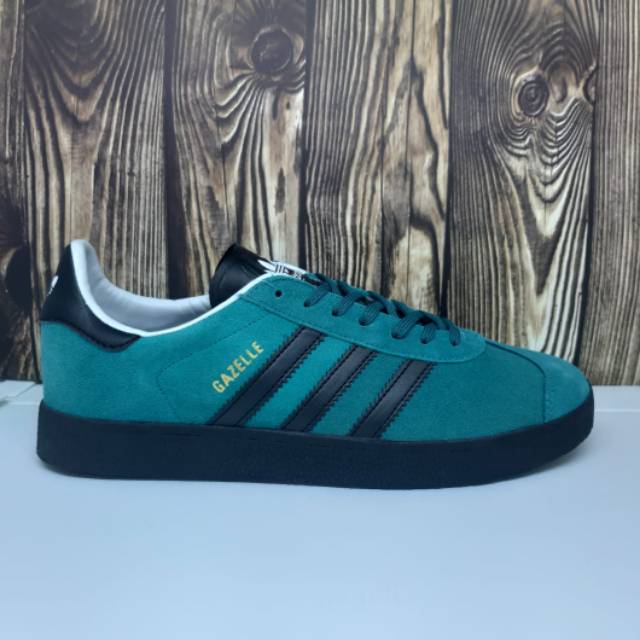 SEPATU ADIDAS GAZELLE GREEN TOSCA BLACK ORIGINAL