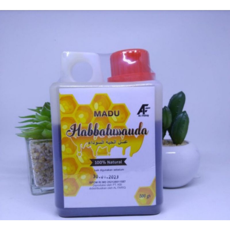 

Madu Habbatussauda Al Fariq 500gram Original Jintan Hitam 500gr