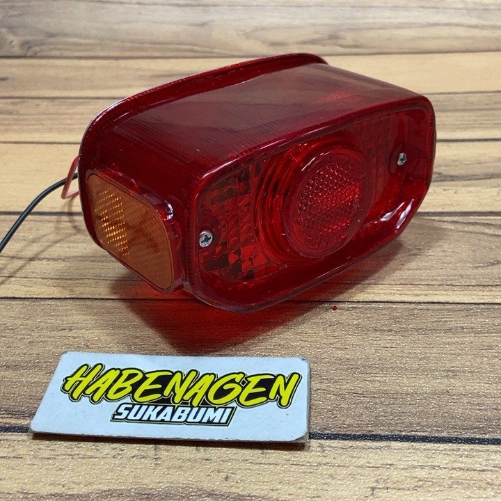 stop lamp stoplamp lampu rem belakang mika kaca lensa mata kucing yamaha V70 V75 V80 V 80 L2g rs100 