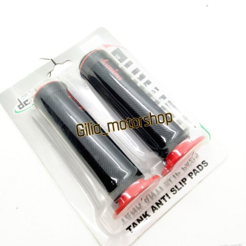 Handgrip Grip Bulu Model RCB HG66 Domino Black Edition Universal Motor