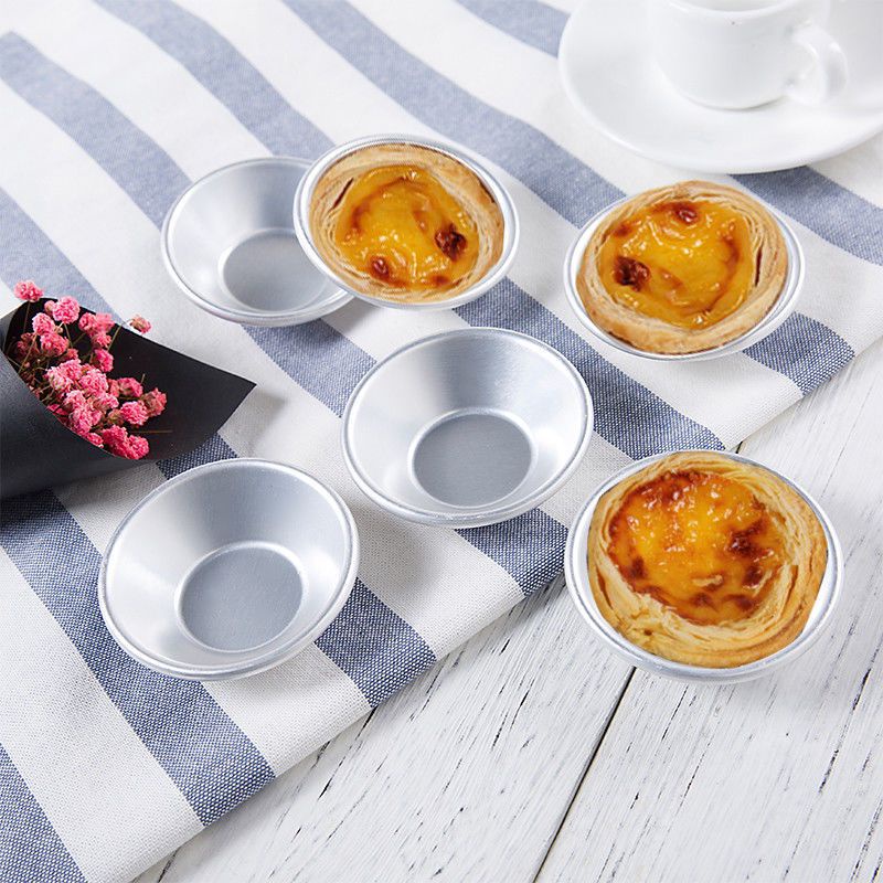 Isi 12 pcs Cetakan kue egg tart / cetakan pie / pie susu 7cm / loyang pie / cetakan pie susu bali