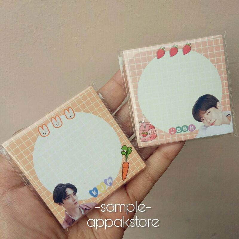 

Memo Stiker Exo kpop memopad scrapbook sticky notes