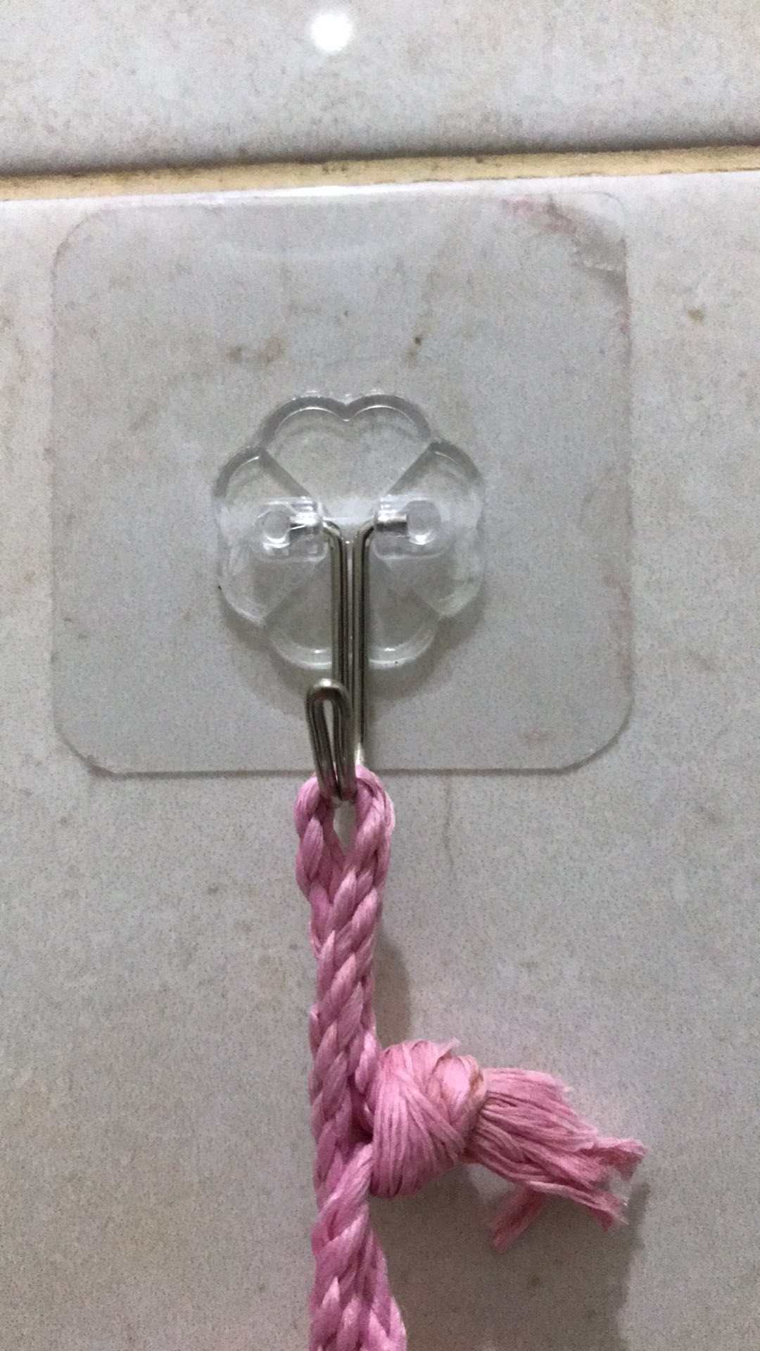 [1pcs] Gantungan Model Hook Perekat / Tempelan Dinding Transparan