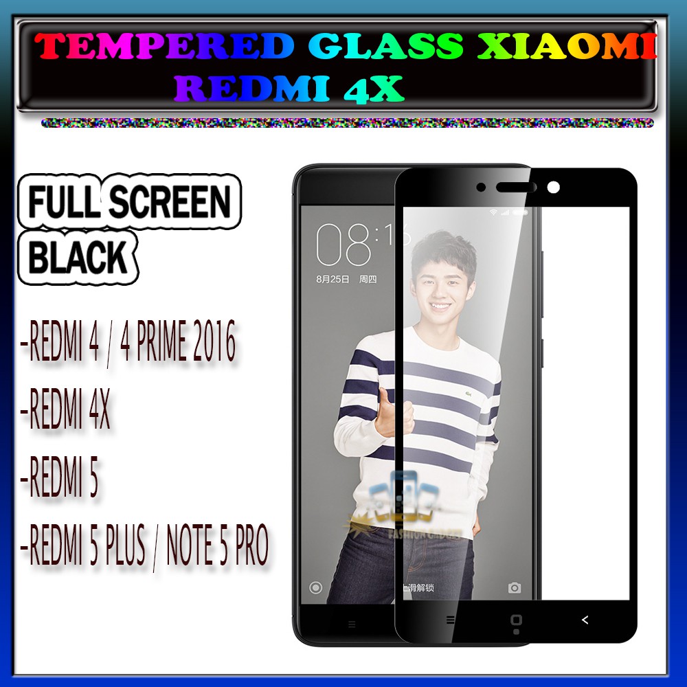 TEMPERED GLASS XIAOMI REDMI 4  REDMI 4 PRIME 2016 XIAOMI REDMI 4X  XIAOMI REDMI 5  XIAOMI REDMI  5 PLUS  XIAOMI REDMI NOTE 5 PRO ANTI GORES KACA TEMPER GLASS