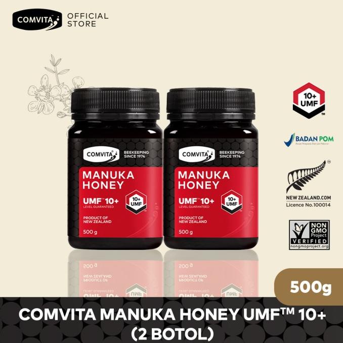 

Comvita Manuka Honey Madu Murni Alami UMF 10+ 500 g ( 2 BOTOL )