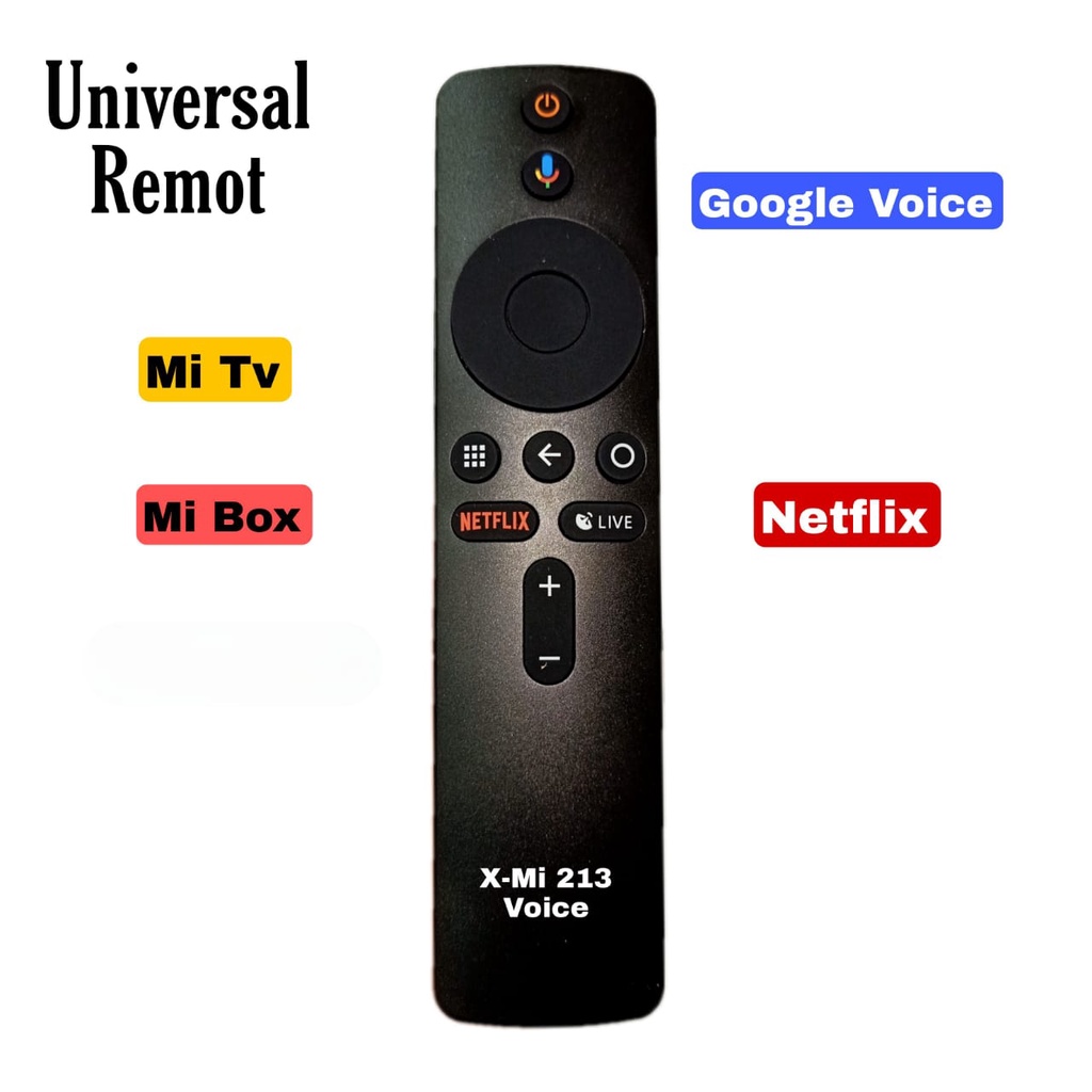 Remote Universal Xiao Mi untuk Mi Tv dan Mi Box  Voice