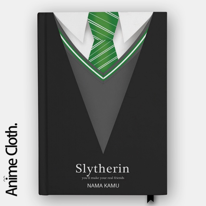 

Buku Slytherin Harry Potter Uniform Custom Nama Notebook Jurnal Agenda Diary